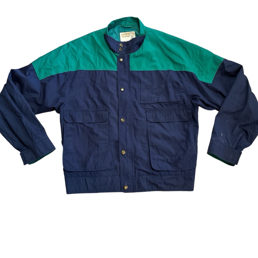 Vintage London towne windbreaker made in Korea